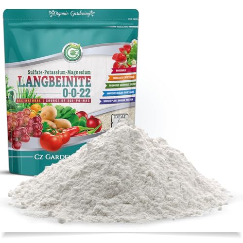 Organic Langbeinite 0-0-22 Sul-Po-Mag 3LB - Made in USA...