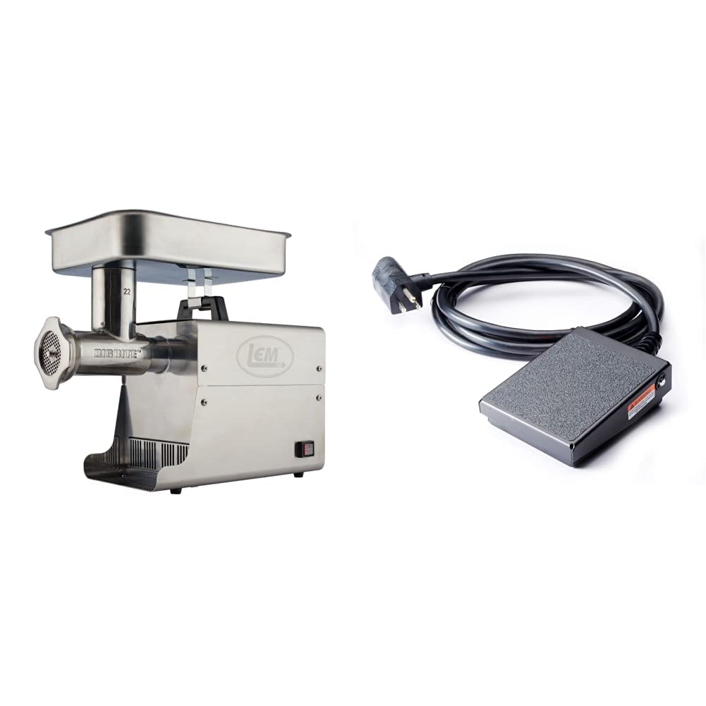 LEM Products 17811 Big Bite 22 1HP Stainless Steel Electric