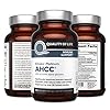 Quality of Life Premium Kinoko Platinum AHCC Herbal Supplement, 750mg of AHCC per Capsule, for Immune Support, Liver Function, Maintains Natural Killer Cell Activity, 1 Pack, 60 Veggie Capsules