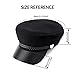Bonnie Z. Leonardo Women Fashion Sweet Cool Fiddler Caps Newsboy Caps Visor Caps Black
