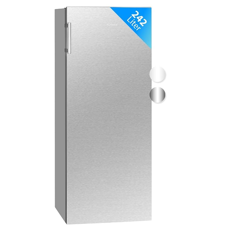 Bomann VS7316-1-inox 242L — capacità da famiglia numerosa in cucina piccola