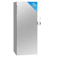 Bomann Réfrigérateur 242L inox VS7316-1-inox, Capacité nette : 242 litres