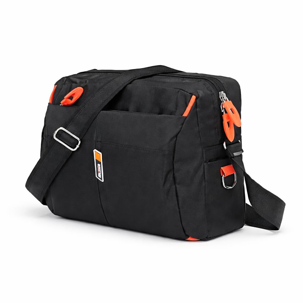 PAVILONN Unisex Sling Bag | Waterproof Crossbody Travel Handbag | Compact Side Bag for Men & Women | Small Messenger & Shoulder Bag | Stylish Crossbody Pouch for Daily Use (BLACK)-picture-11
