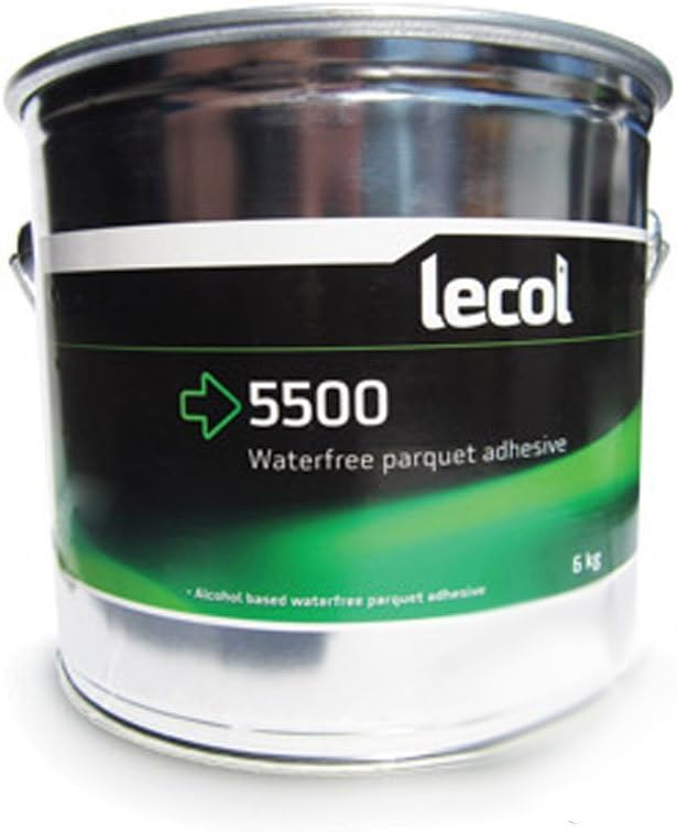 Lecol 5500 Wooden Flooring Adhesive For New & Reclaimed Parquet & Wood Block 6kg