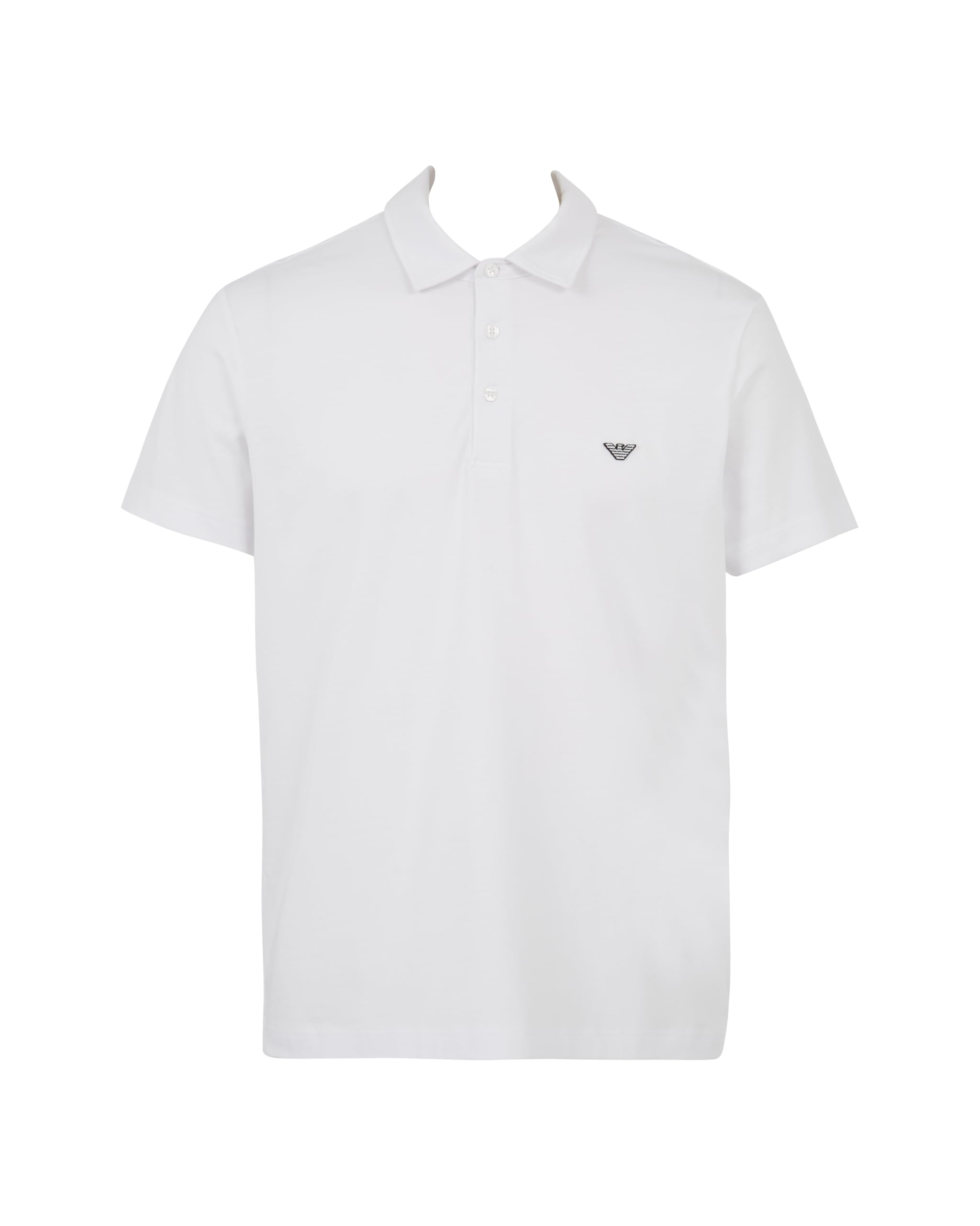 Emporio Armani Hombre Blanco Para Em000571_af12331 Polo Casual ), Algodón, Manga Corta Extra Grande