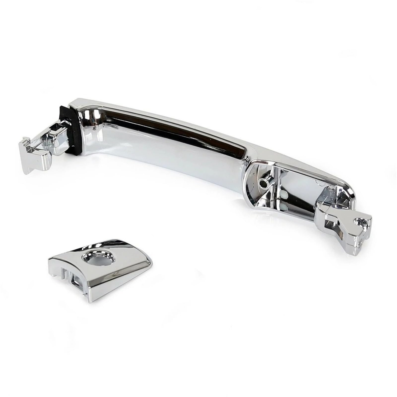 DUHNXUJ Car Door Handle for Infiniti FX35 FX45 Smooth Exterior Door Handle Set Front Rear Left Right Chrome(Rear Left)