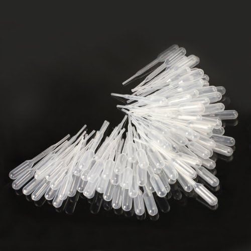 Vktech 100PCS 0.2ml Graduated Pipettes Dropper Polyethylene