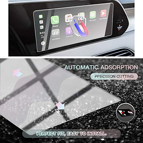 Image of CDEFG 2022 Palisade Screen Protector Center Control Navigation Touchscreen Protector for 2020 2021 2022 Palisade Tempered Glass HD Scratch Resistance (10.25 inch)