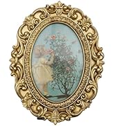 Amazon.com - Bitray Vintage Picture Frame, 5 x 7 Inch Oval