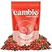Strawberry Hard Candy Individually Wrapped – Halloween Candy Bulk with Fruit-Filled Center, 2 lbs Bon Bons for Piñata Filler, Candy Bags, Party Favors