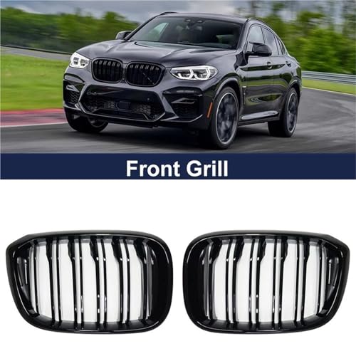 Grille Calandre Avant Double Ligne Finition Matte Black pour E90 E91 - 2