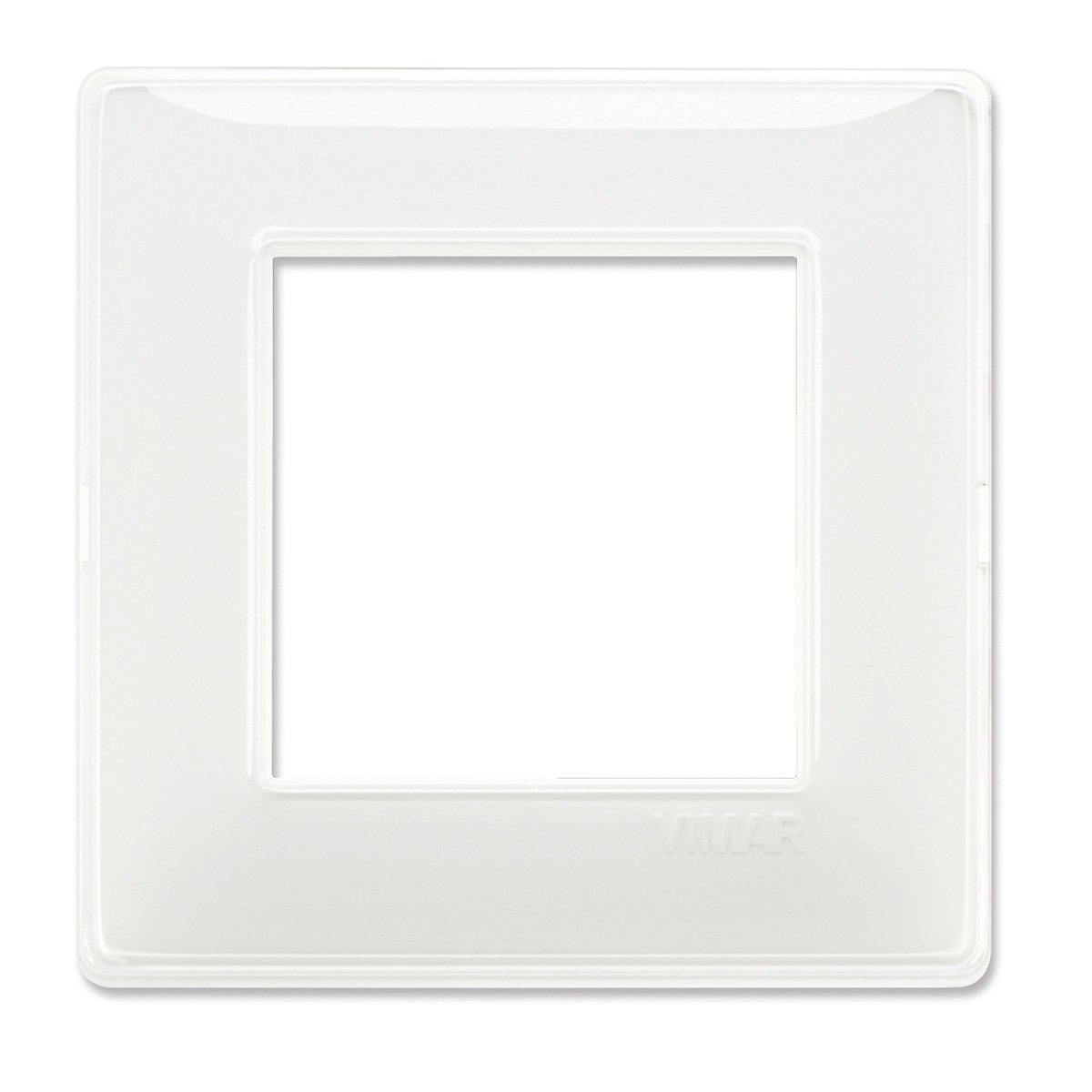 Vimar PLANA Series 2-Module Reflex Snow Wall Plate