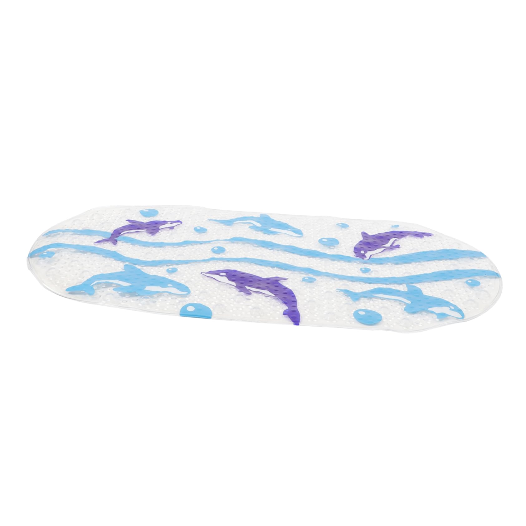 SOLUSTRE Tappetino per Vasca da Bagno Antiscivolo Tappetino da Bagno in Pvc con Design Motivo Cartoon Sicuro e Durevole