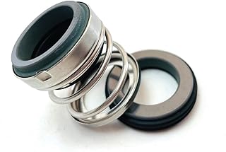 2sets/lot BIA-28 Mechanical Seals Shaft Size 28mm BIA Single Spring Elastomer Rubber Seal (Material: SIC/SIC/VIT)