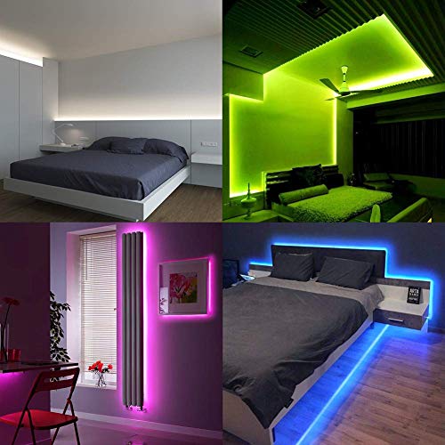 Image of DAYBETTER Led Strip Lights 16.4ft Waterproof Color Changing Led Lights with Remote Controller