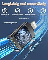 Zestiq Lightning auf USB Adapter 2-Pack, Lightning-Stecker auf USB-Buchse OTG-Kabel-Dongle für iPhone 14 13 12 11 Pro Max/iPad, USB-auf-Lightning-Adapter unterstützt USB-Stick, Kamera, Kartenleser – Ansicht 9