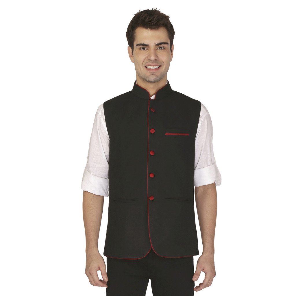 veera paridhaan Man's Black Nehru Jackets-picture-38