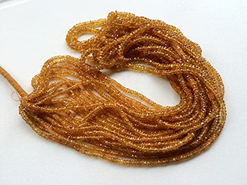 Grenat orange naturel spessartine perles d'énergie positive pour bijoux faits main