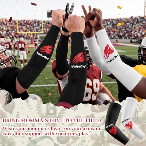 Image of Unittype 2 Pairs Momma Arm Sleeve for Youth Baseball Compression Arm Sleeve