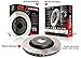 DBA (52992BLKS) 5000 Series 2-Piece Slotted Disc Brake Rotor with Black Hat, Front