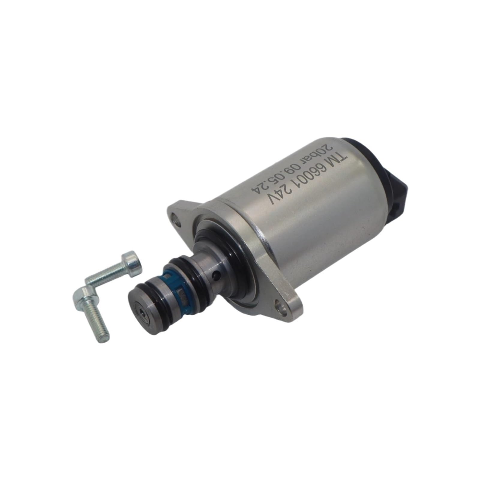 Proportional Solenoid Valve 24V Hydraulic TM66001 Compatible for Excavator Construction Machinery Parts