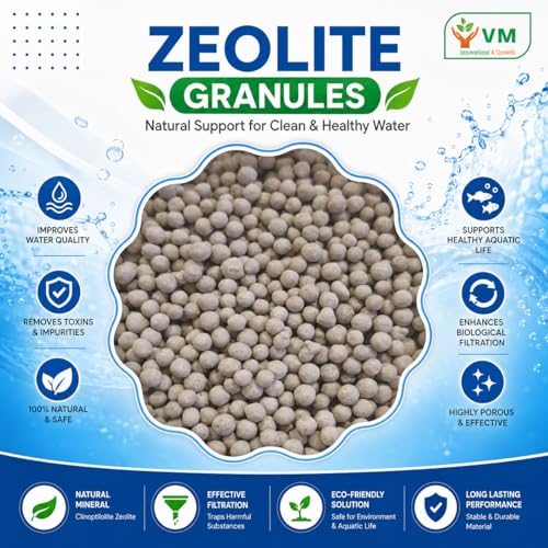 Image of Zeolite Granules for Fish Ponds 15 Kg Pack | Aquaculture & Fish Farming Water Treatment | Water Purifier for Clean & Healthy Pond Environment