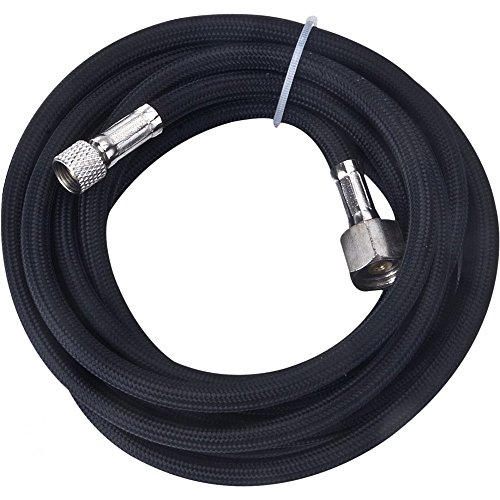 ABEST - Manguera de aire trenzada para aerógrafo de 1,8 metros, 1/8-1/4 adaptador AB-B32B