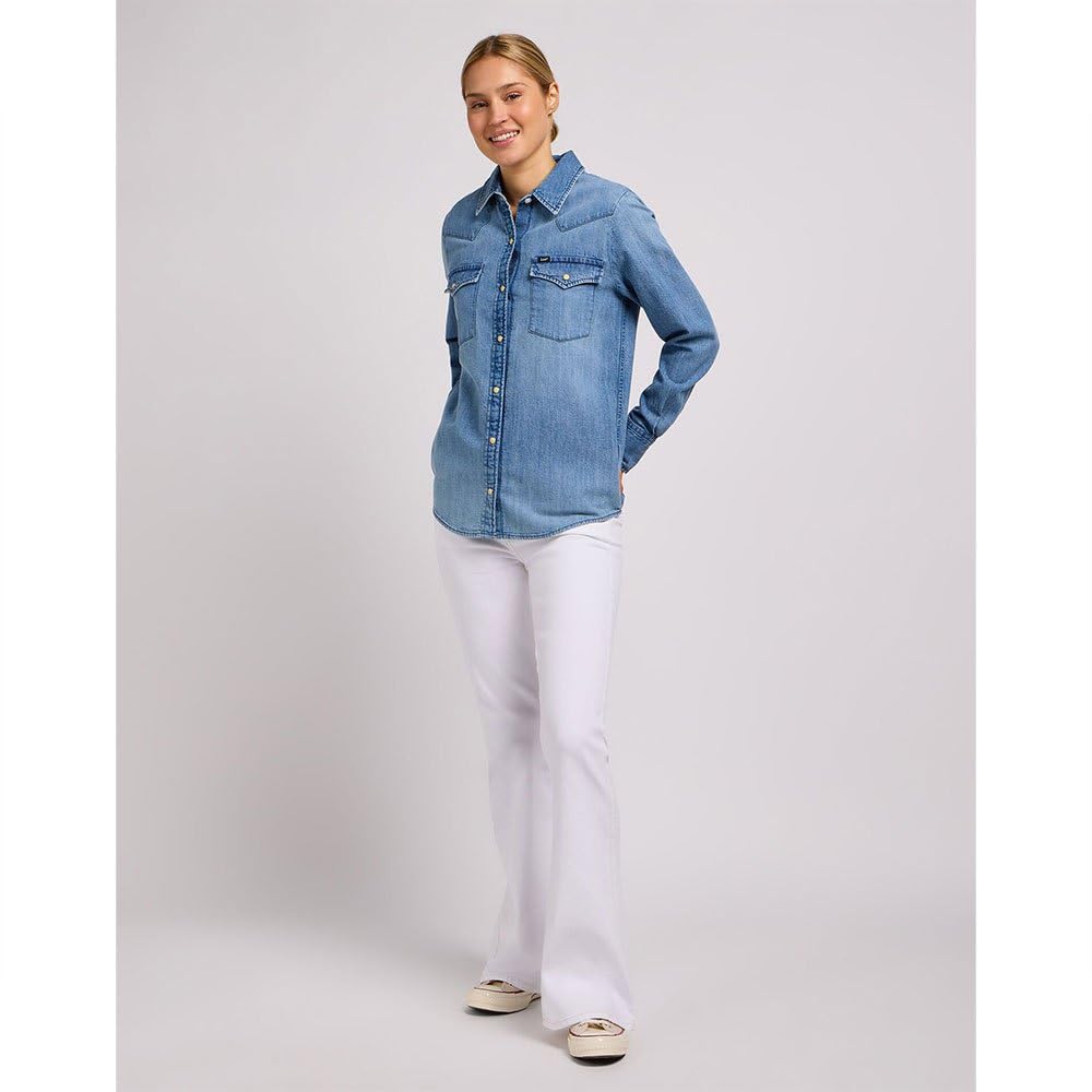 Lee - Bluse Damen - Regular Fit - Regular Western Shirt - Through The Woods