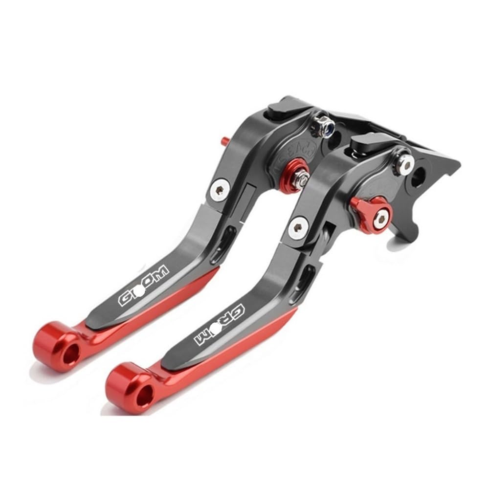 Vhhdsshso U Motorcycle Clutch Brake Lever Adjustable Handle Levers For Ho&Nda Grom Msx125 2014-2023 Motorcycle Extendable Brake Clutch Set Accessories