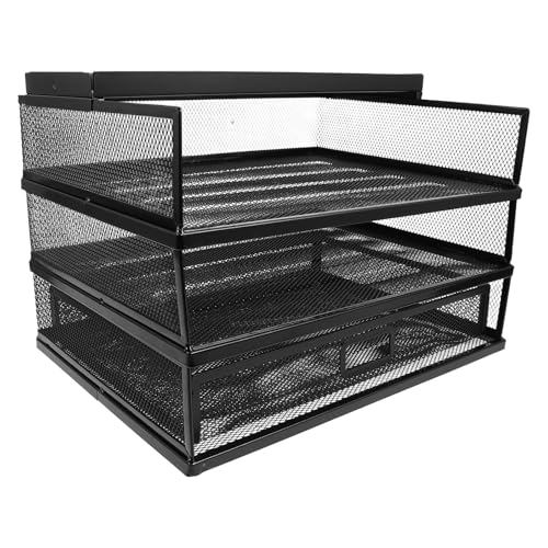 Aktenordner aus Metall – Desktop-Sto für Büro und Zuhause – Dokumentenhalter & Aktenordner für Studium – Effizient & Slish Worpace Solut