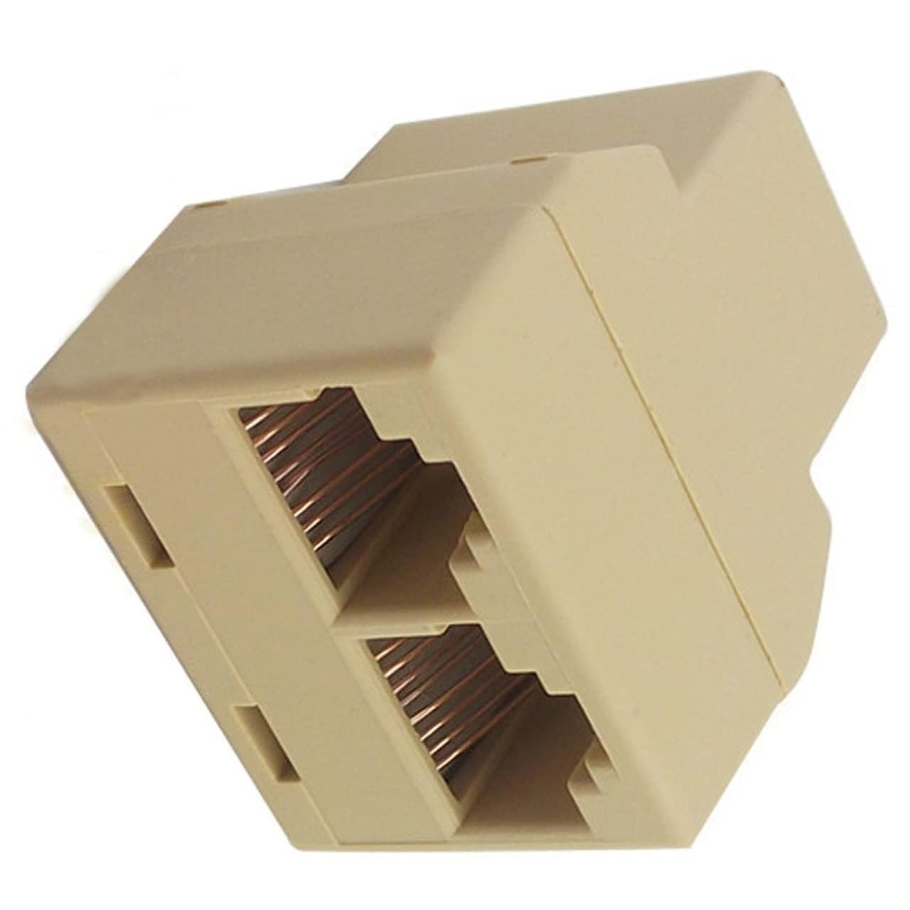 Dulce Original RJ45 Splitter, Ethernet Splitter for Cat5 Cat5e Cat6 Cat 7 Adapter LAN Network Internet Splitter 1 to 2, Ethernet Cable &LAN