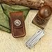 Custom genuine leather multitool sheath belt pouch for leatherman wave Singal Surge (Larger Size)