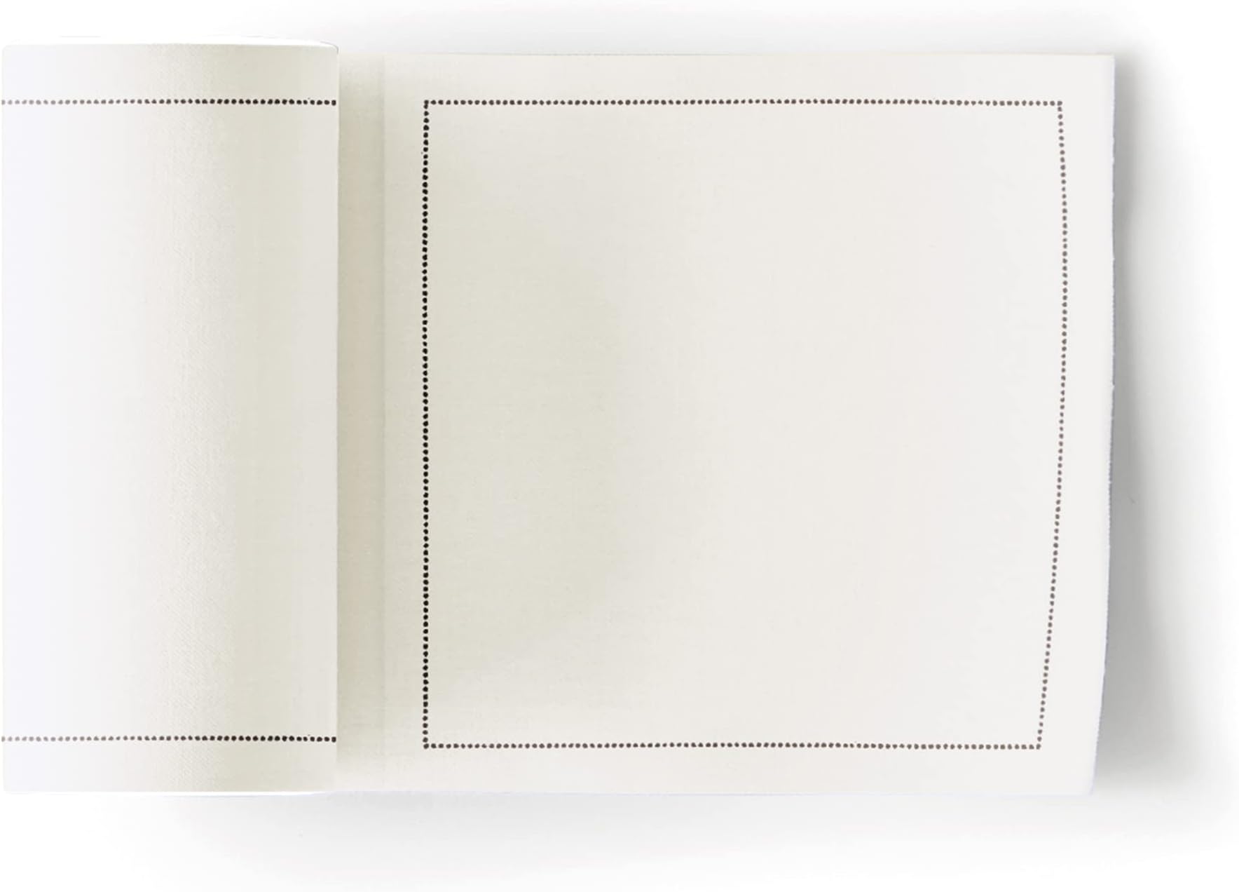 My Drap Basics Cotton Cocktail Napkin, 50 Per Roll, Cream, 4.3 x 4.3 Inch