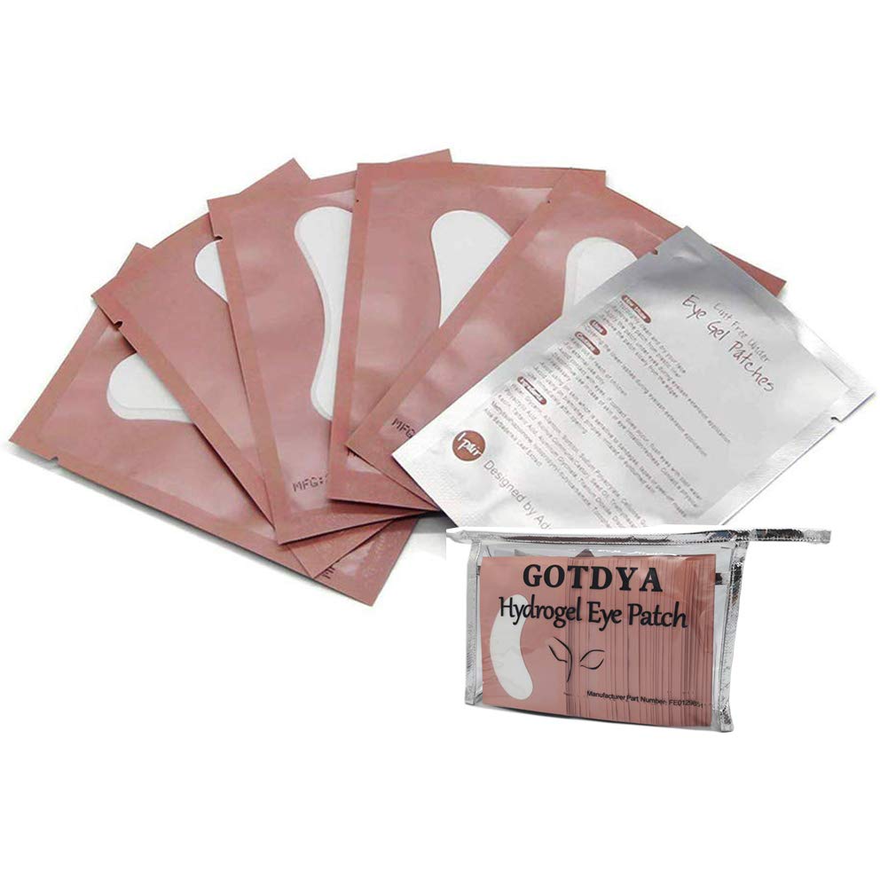 100 Pairs Eyelash Extension Eye Pads Lint Free Hydrogel