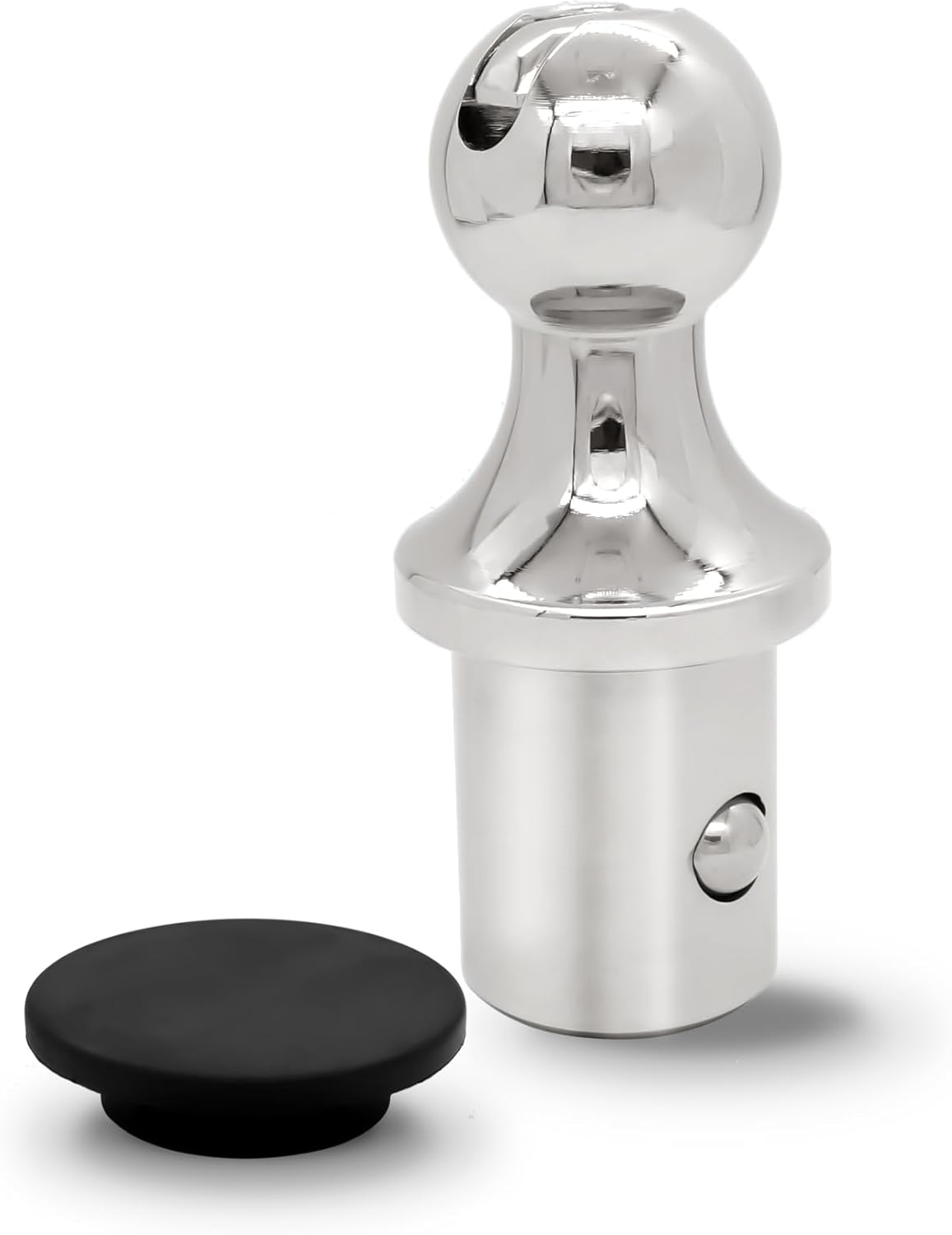 60601 Puck System Gooseneck Hitch Ball, Compatible with 2013-2025 Dodge RAM 2500 3500, 2-5/16 Inch Gooseneck Ball for Truck Bed with a Replacement Gooseneck Hitch Cap | 30000 lbs GTW/ 7500 lbs VTW