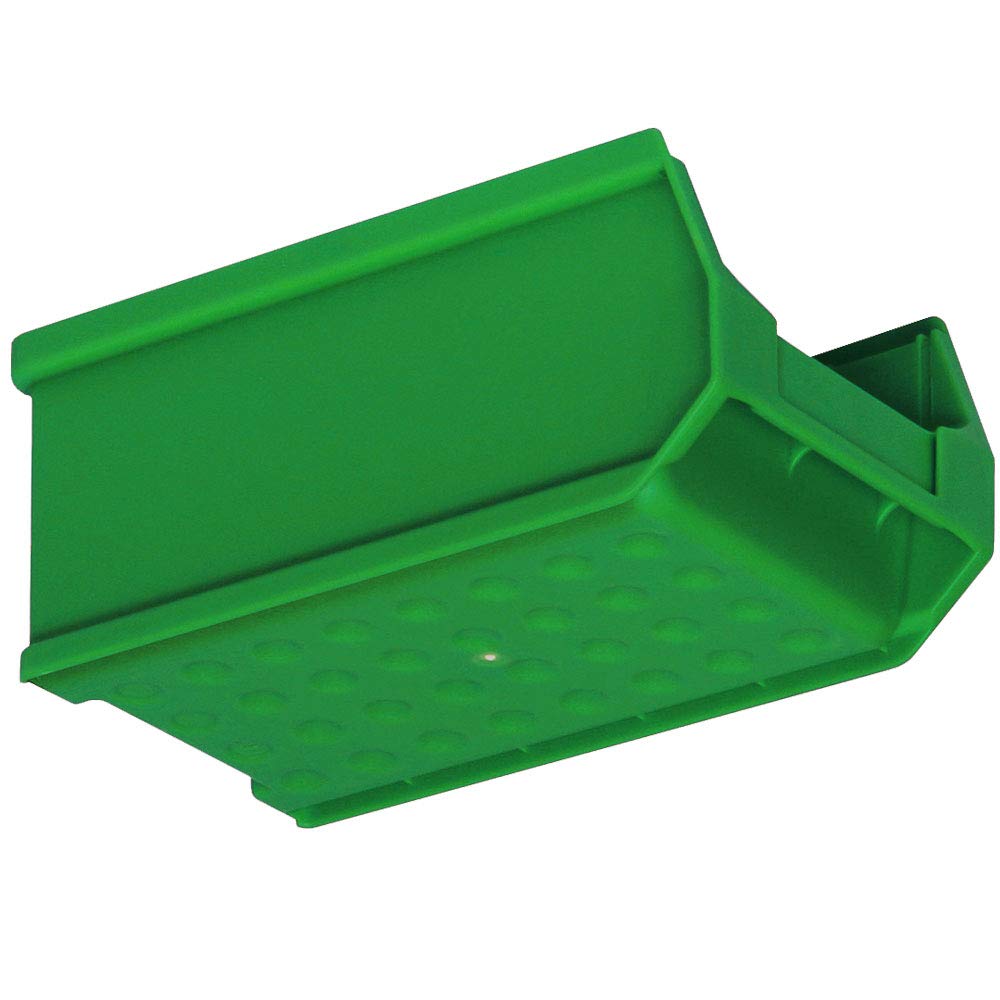 BRB Lot de 25 boîtes à empiler pour empilage de fenêtre Vert Capacité 0,85 l 175 x 100 x 75 mm Rails de Suspension Murale