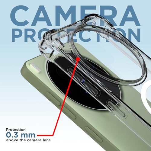 Image of Outlouders Back Cover for Vivo X300 Ultra 5G | Magnetic-Safe | Transparent PC + TPU | Shockproof Protection Bumper Case (Transparent Magnetic-Safe)