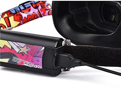 Tmom Glasses Straps for DJI FPV, Fixed Glasses Strap for Drone Glasses and Other Glasses, Colourful, Adjustable