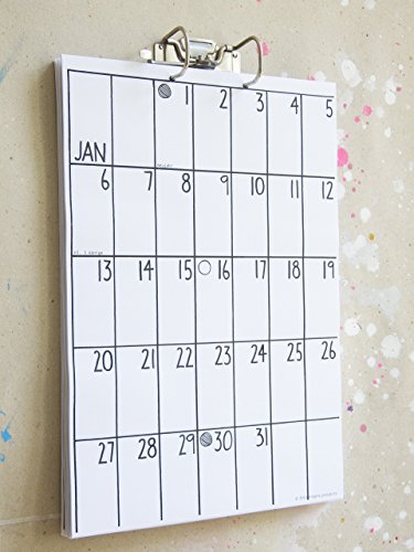 51P9 EjjX2L Calendrier mural pour une durée de 18 mois, par exemple Juin 2025 - Nov 2026