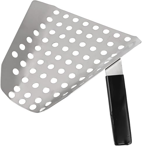 Miniatura 7 de Cuchara de palomitas de maíz, cuchara de acero inoxidable para papas fritas con mango único ergonómico y comercial, cuchara de acero inoxidable para