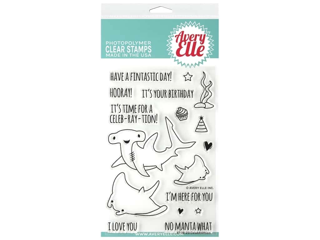 Avery Elle Clear Stamp CelebRAYtion