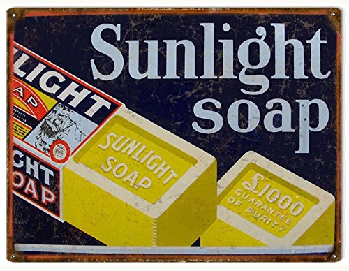 Victory Vintage Signs Sunlight Soap Nostalgic Country Advertisement Reproduction Sign