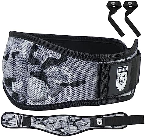 Weight Lifting Belt with Wrist Straps - Weightlifting Belt for Serious Functional Fitness, Weight Lifting, and Lifting Enthusiasts - Lifting Support for Men and Women - Perfect for Deadlift Training, Squats, Powerlifting