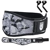 Weight Lifting Belt with Wrist Straps - Weightlifting Belt for Serious Functional Fitness, Weight Li