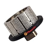 Raizi Z30 1-1/8 Inch 90 Degree Diamond Hand Profiler, Diamond Drum Wheel for Granite Countertop