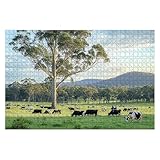 Jigsaw Puzzles 1000 Pieces for Adult Dairy Cattle Herd New South Wales Australia Puzzle Game for Family Wooden Puzzle Toy Educational Games Puzzles for Home Decor -  VETEB