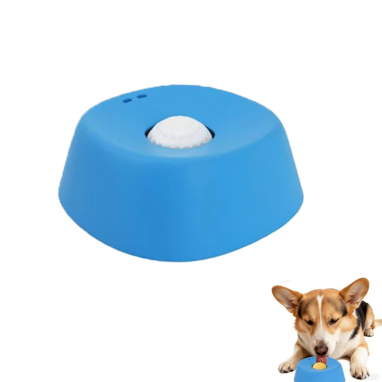 Dog Lick Bowl with Spillproof Ball – Calm Feeding for All Dog Breeds