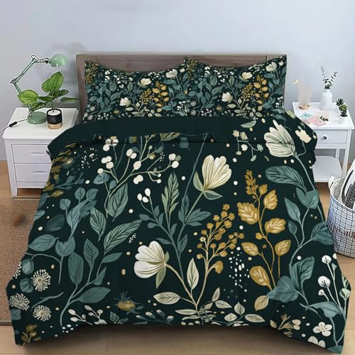 Linge de lit chic en microfibre 220x240 cm aux motifs rétro