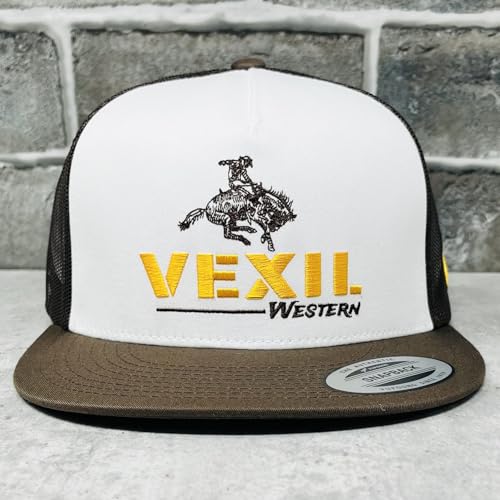 Image of Vexil American Rancher Adjustable Snapback Western Lifestyle Rodeo Southwest Inspired Meshback Hat