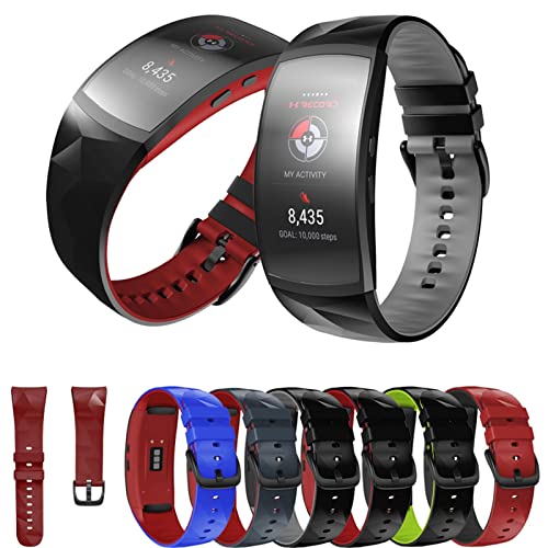 Correa antiirritación Gear Fit 2 Pro silicona suave ajustable para sudor repuesto SM-R360 3